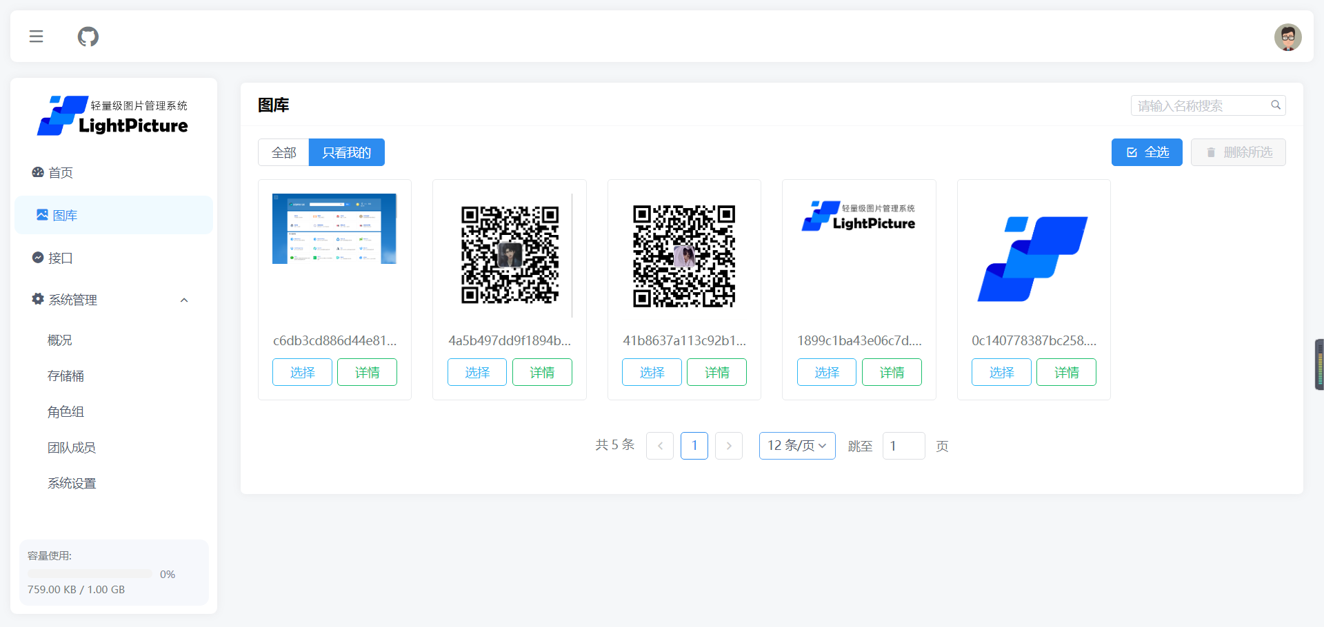 LightPicture图床系统php源码-大掌鹅智源汇