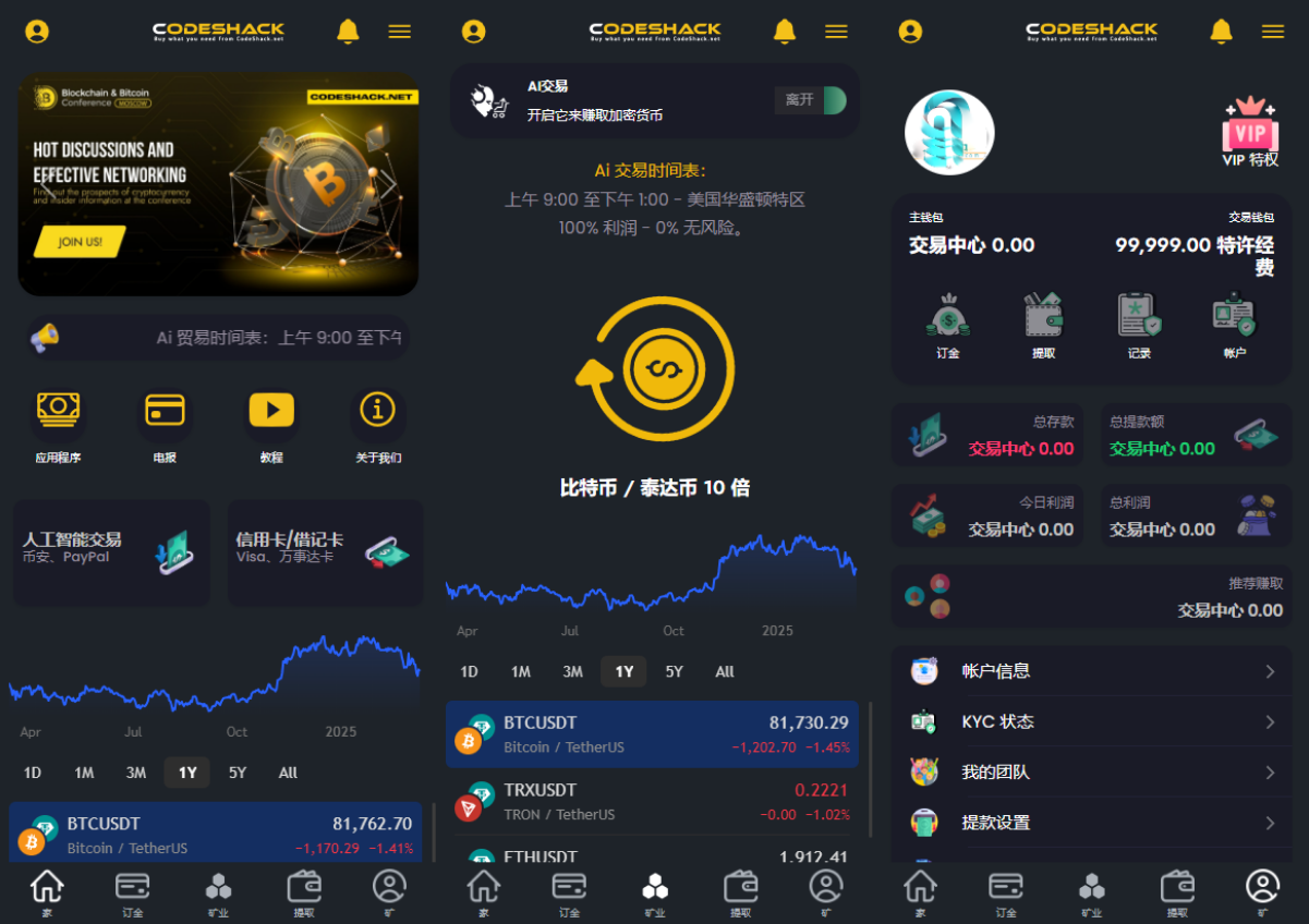 图片[1]-AI 量化投资 + 区块链理财交易所源码（海外版）-大掌鹅智源汇